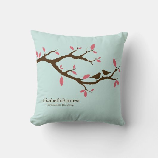 『恋の鳥』 クッション (正面)