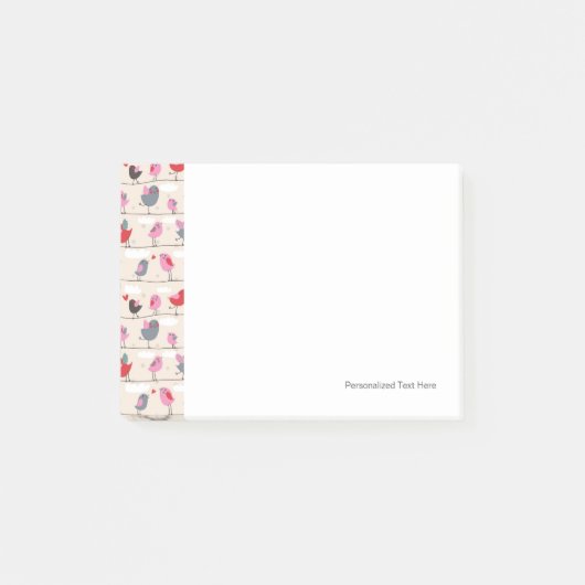 恋の鳥 ポストイット (正面)