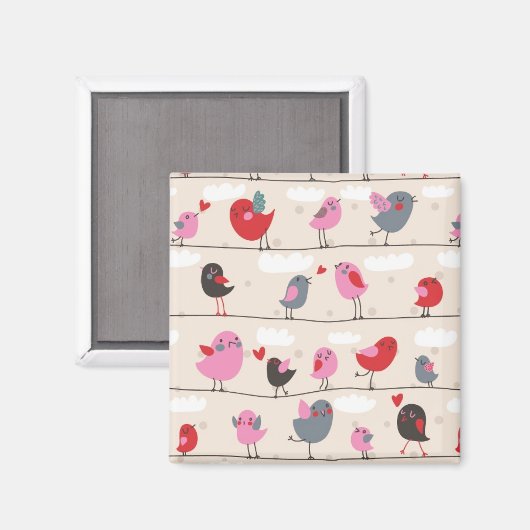 恋の鳥 マグネット (正面/裏面)