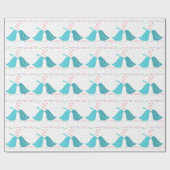 恋の鳥 ラッピングペーパー (フラット)