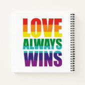 恋はいつも勝つ ノートブック (裏面)