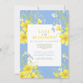 恋はまだ開花春延期結婚。 招待状