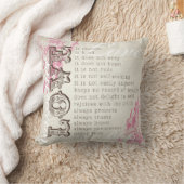 恋はみすぼらしいシックな枕 クッション (ブランケット)