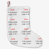 恋はもっとも偉大魔法のストッキング スモールクリスマスストッキング (正面)