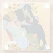 恋はゆっくり死ぬ ガラスコースター (裏面)