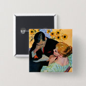 恋はゆっくり死ぬ 缶バッジ (正面&裏面)