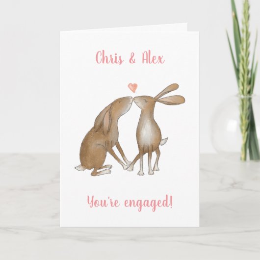 恋はハレの婚約 カード (正面)