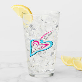 恋はハート タンブラーグラス