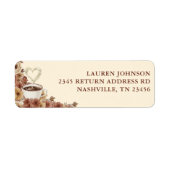 恋はハーブコーヒーのような優しさ アドレスラベル ラベル (正面)