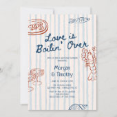 恋はバイリンオーバーウェディングシャワー 招待状 (正面)