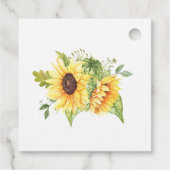 恋はヒマワリ茶のブライダルシャワー フェイバータグ (裏面)