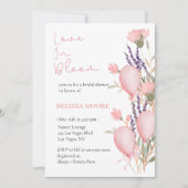 恋はブライダル開花への招待 招待状 (正面)