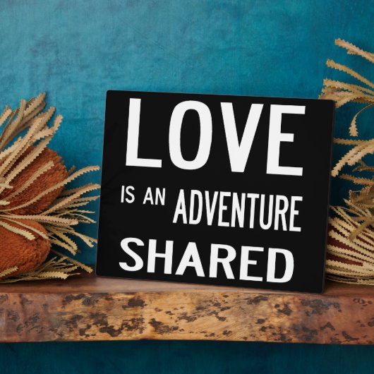 恋は冒険 フォトプラーク (側面)