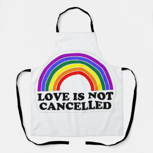 恋は取り消されないレインボーLGBTプライド月 エプロン