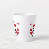 恋は取り消されない カフェラテマグ (正面)