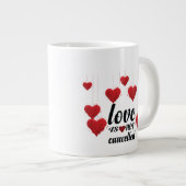 恋は取り消されない ジャンボコーヒーマグカップ (正面右)