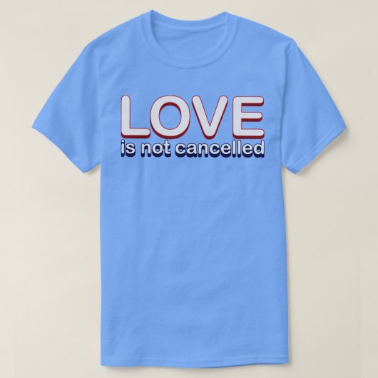 恋は取り消されない Tシャツ (デザイン正面)