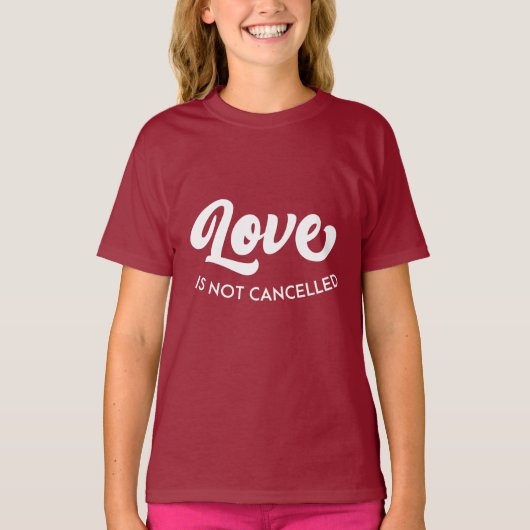 恋は取り消されない Tシャツ (正面)