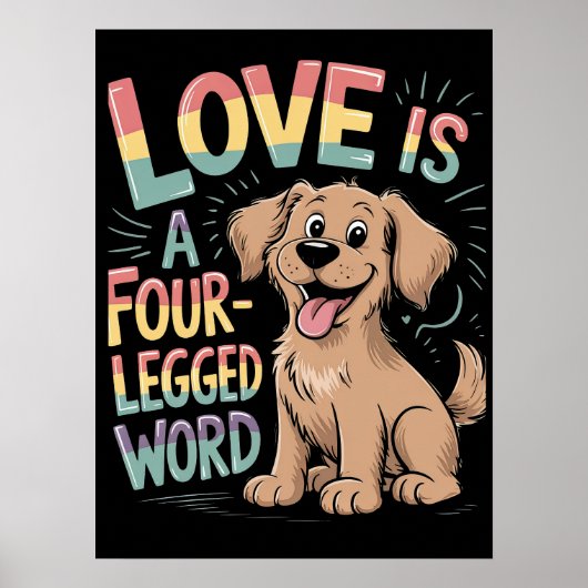 恋は四足語だ ポスター (正面)