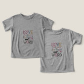 「恋は四足語」 Tシャツ (デザイン正面&裏面)