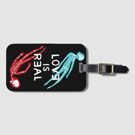 恋は実在骨だ ラゲッジタグ (正面横)