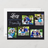 恋は家族のコラージュ ポストカード (正面/裏面)
