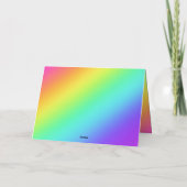 恋は常に折り畳まれたグリーティングカードを勝ち取る カード (裏面)