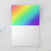 恋は常に折り畳まれたグリーティングカードを勝ち取る カード (内部)