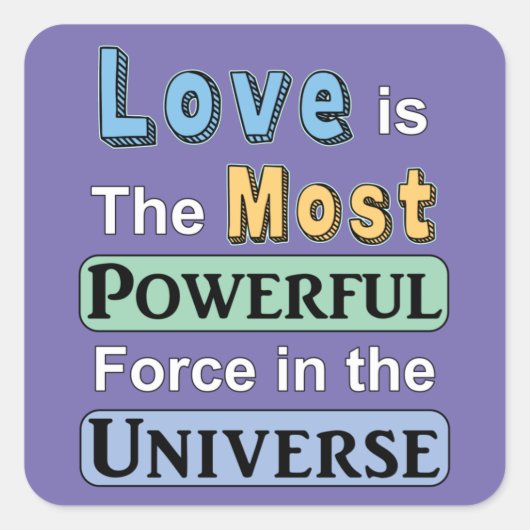 恋は強い スクエアシール (正面)