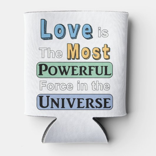 恋は強い 缶クーラー (正面)