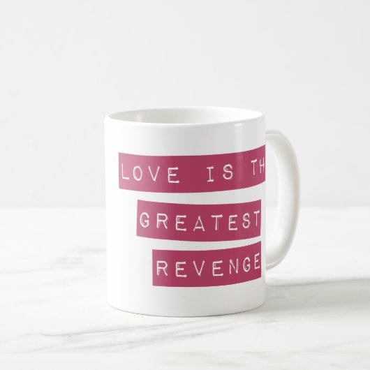恋は復讐もっとも偉大だ コーヒーマグカップ (正面右)