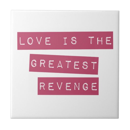 恋は復讐もっとも偉大だ タイル (正面)