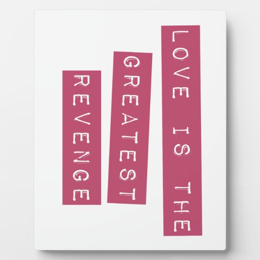 恋は復讐もっとも偉大だ フォトプラーク (正面)