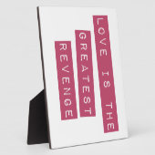 恋は復讐もっとも偉大だ フォトプラーク (側面)