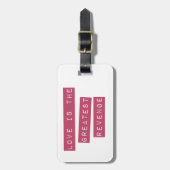 恋は復讐もっとも偉大だ ラゲッジタグ (正面縦)