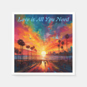 恋は必要なものばかり スタンダードカクテルナプキン (正面)