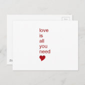 恋は必要なものばかり ポストカード (正面/裏面)