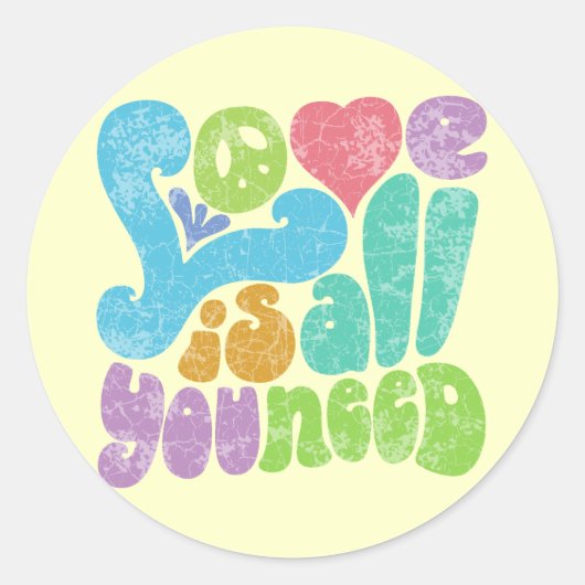 恋は必要なものばかり ラウンドシール (正面)