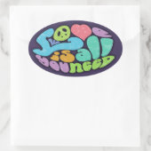 恋は必要なものばかり 楕円形シール (バッグ)