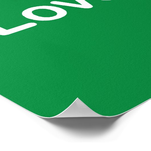 恋は恋の緑 ポスター (角)