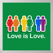 恋は恋の緑 ポスター (正面)