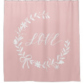 恋は恋人に向かう シャワーカーテン (正面)
