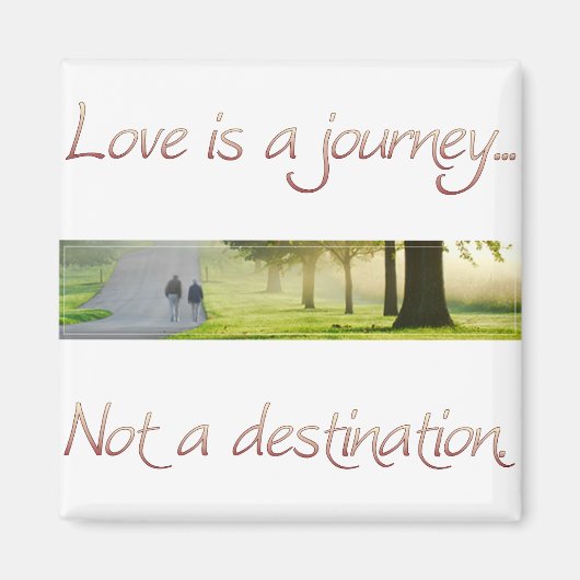 恋は旅の道 マグネット (正面)