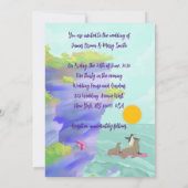 恋は旅サンライズペンギン海ライオンズ結婚ズ 招待状 (裏面)