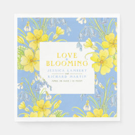 恋は春の花青結婚い スタンダードランチョンナプキン