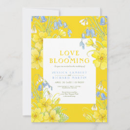 恋は春花黄結婚色 招待状
