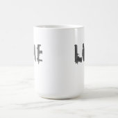 恋は武器 面白いマグカップ コーヒーマグカップ (中央)
