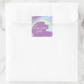 恋は決して水の色の虹を失敗 スクエアシール (バッグ)