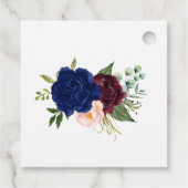 恋は海軍茶のブライダルシャワー フェイバータグ (裏面)