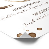 恋は淹れています！コーヒーをテーマにしたシグネチャードリンク ポスター (角)